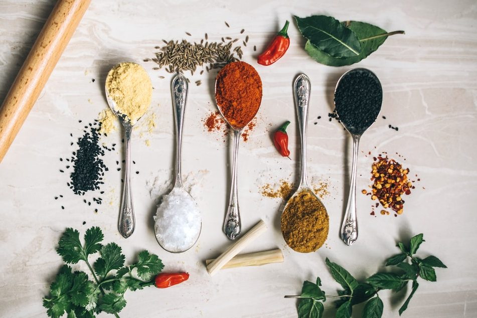 herbs and spices are zero-calorie foods