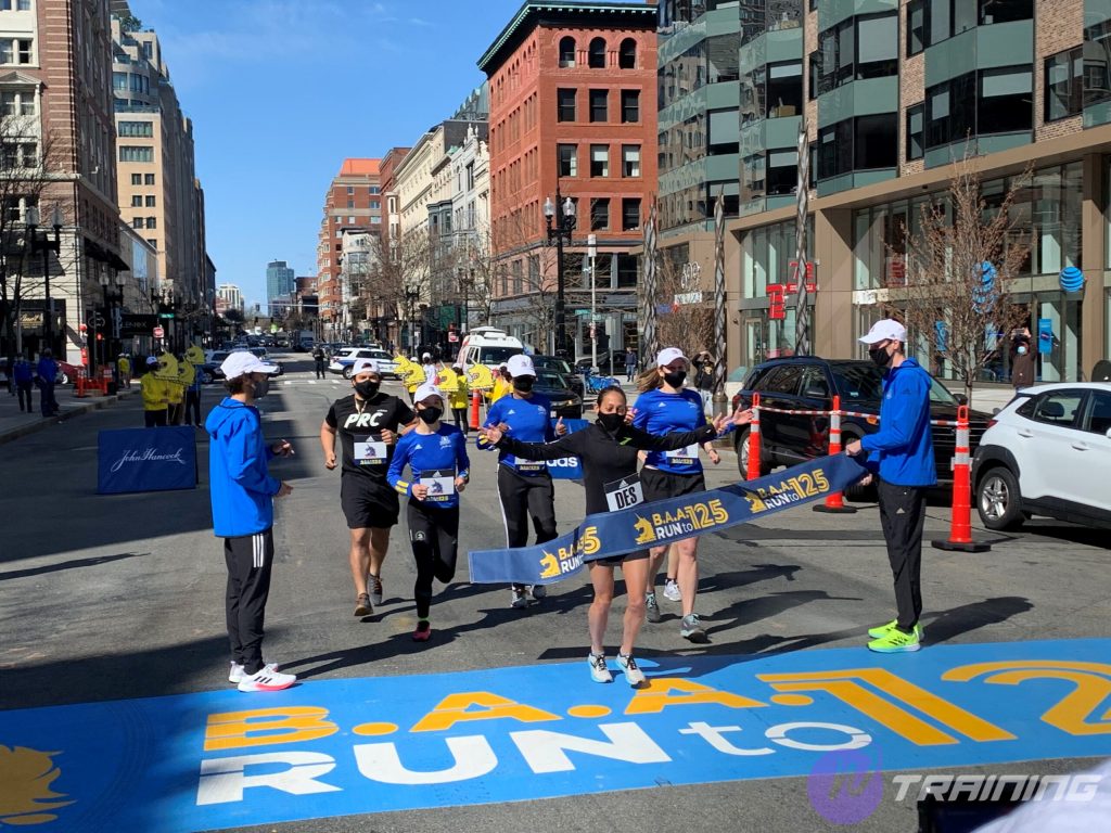  The Boston Globe On Patriots Day, elite runner Des Linden surprises front-line workers at Boston Marathon