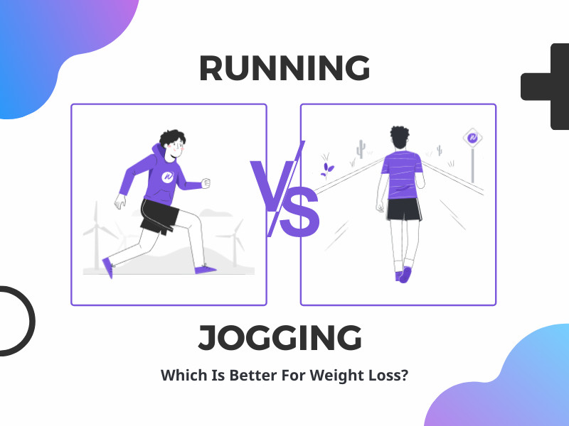 running vs jogging illustrator