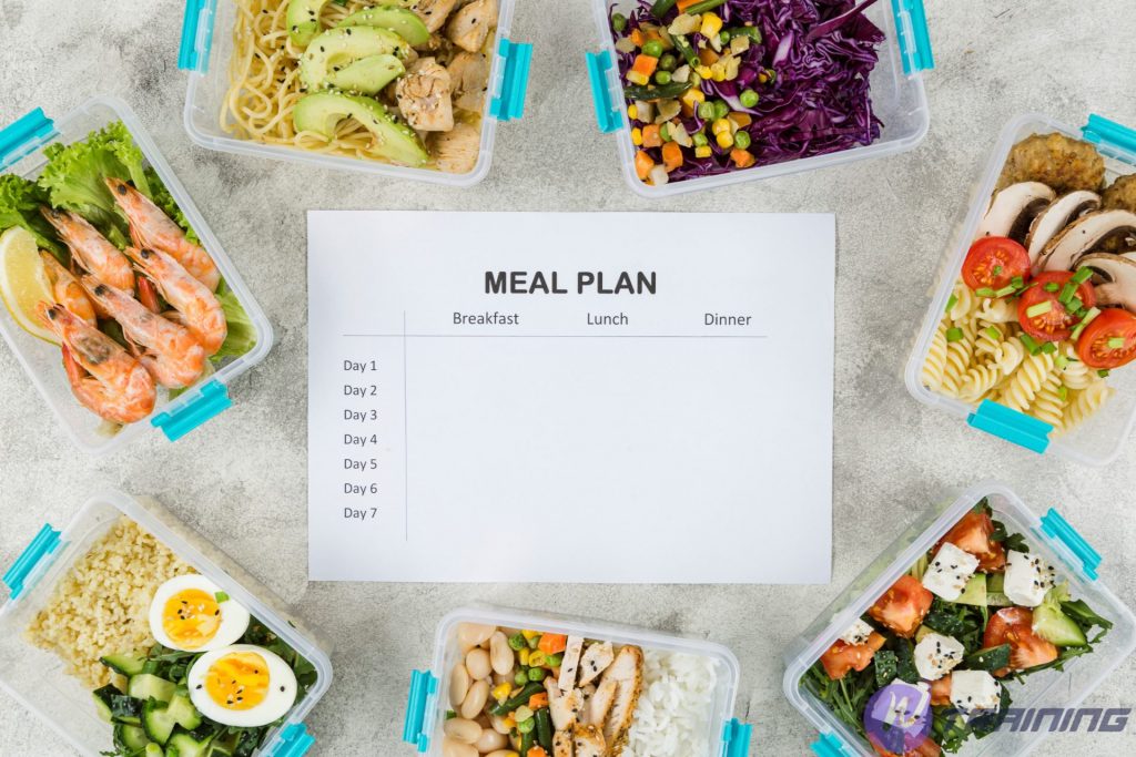 a meal plan among dishes